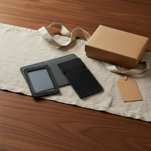Porta tarjetas con costura visible y compartimento para monedas PU 3