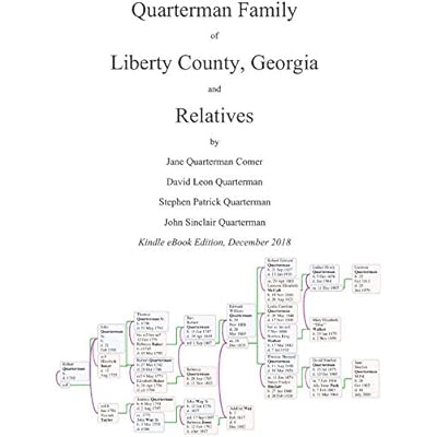 Quarterman Family of Liberty County, Georgia and Relatives