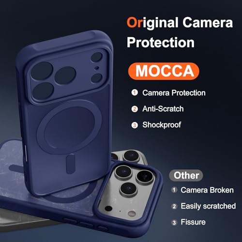 Image of MOCCA Magnetic Shockproof for iPhone 17 Pro Max Case,Deep Blue