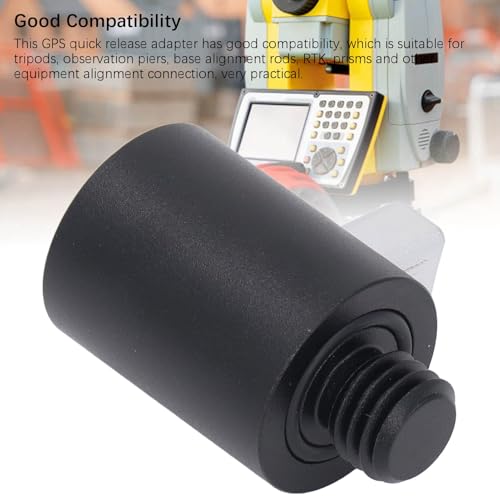 Adaptador de poste de prisma QRA02 de liberación rápida de aluminio con rosca de 5/8 7