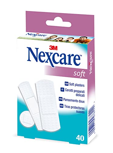 Nexcare Soft Pansements Set de 40 Pansements Cover