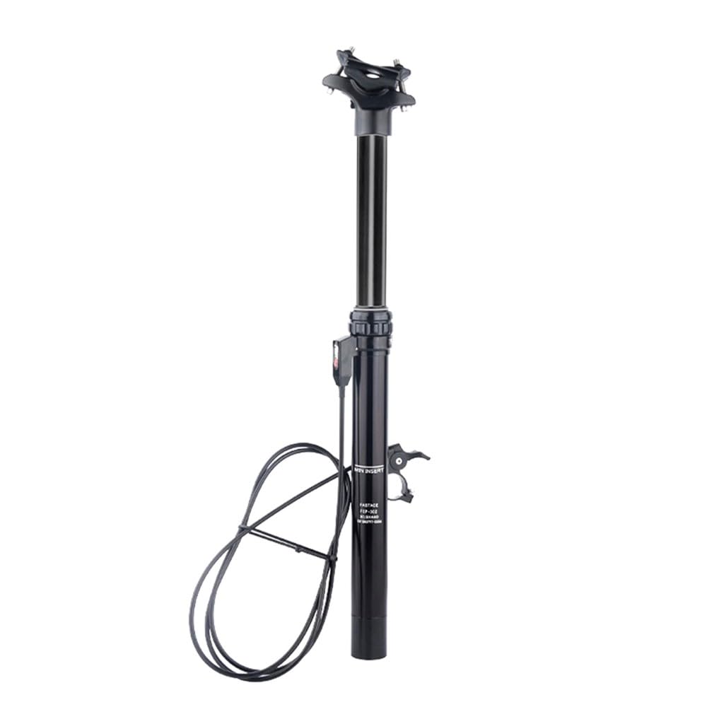 Hydraulisch Sattelstütze, 27,2 x 440 mm Remote Dropper Fahrradsattelstütze, Höhenverstellbares Hydraulisches Sattelrohr für Mountainbike