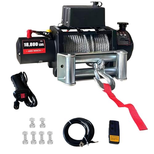 18,800 lb Electric Winch with Remote