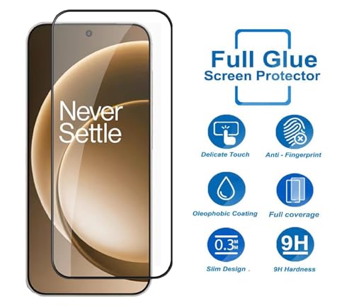 Image of HD Tempered Glass Screen Protector Compatible for OnePlus 15 5G with Edge to Edge coverage and Easy Installation kit