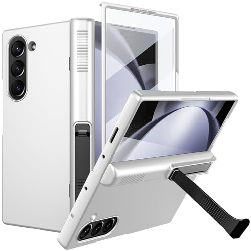 Coque Samsung Galaxy Z Fold 6 protection intégrale béquille invisible argenté