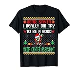 Media Center Assistant Christmas Gifts T Shirt