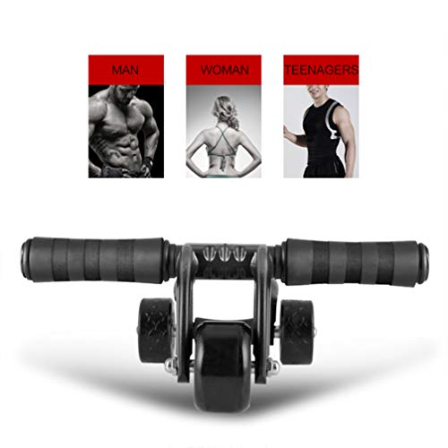 BESPORTBLE AB Rolo de Roda Não-3 - Roda Ab Rolo de Tônico Músculo Abdominal, Equipamento de Treiname
