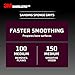 3M SandBlaster Dual Angle Bare Surfaces Sanding Sponge, 150 Grit, For Wet Or Dry Use, Professional-Grade Foam Keeps Its Shape For Lasting Use, Premium Mineral Grits For Effective Hand Sanding (9562)