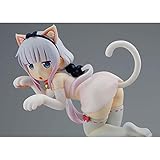 QIANGZI Miss Kobayashi's Dragon Maid Tohru Kanna Kamui PVC Anime Fans Statue Figurine The First Choice for Gifts Model Collection Toys Gift (Color : Gray)