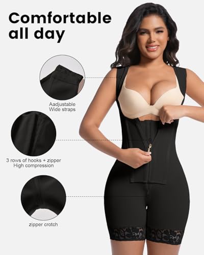 Fajas Colombianas Shapewear for Women, Full Body Shaper with Tummy Control and Butt Lifting for Daily Wear3