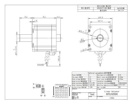 Moteur Pas à Pas Nema23 Axe Creux pour Éliminer les Câbles Emmêlés - 3