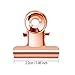 Small Bulldog Clips 50 Pack Metal Binder Clips 1 Inch Tiny Bulldog Clips for Hanging Picture, Food Bags, Office and Home (Rose Gold, 22mm)