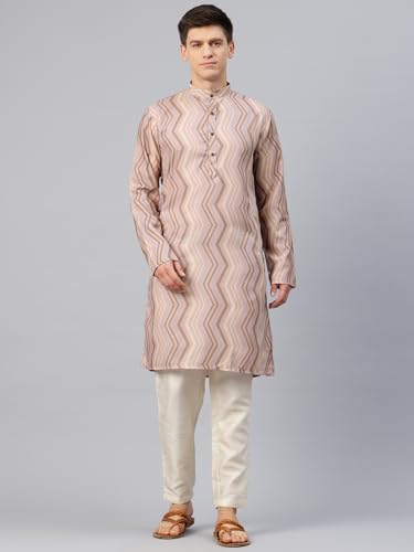 Image of Luxrio Kurta Set for Men Cotton Blend Kurta with Pyjama Set Ethnic Set