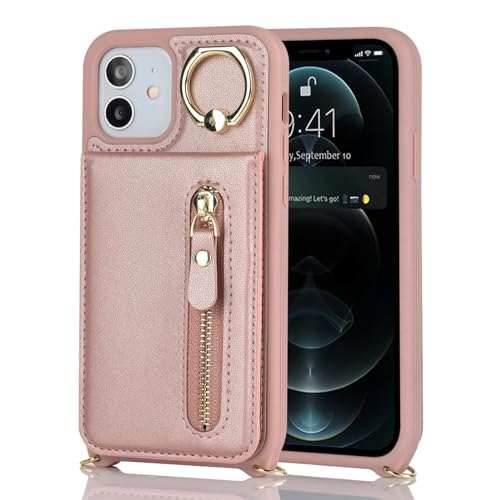 Zouzt for iPhone 12/12 Pro Case with Cord and Card Holde - Image 4