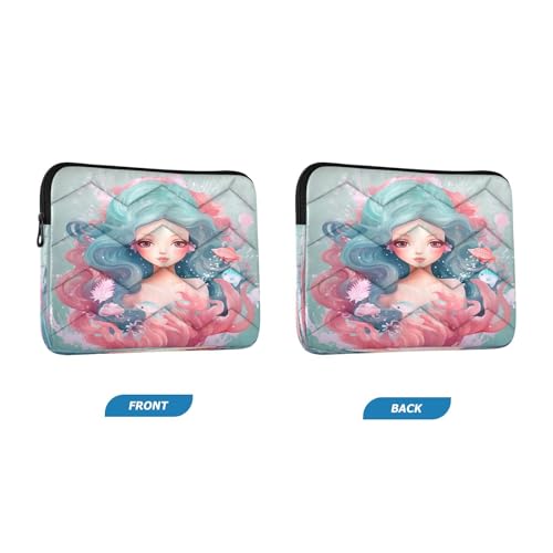 Funda para portátil 13-14 pulgadas diseño sirena impermeable miniatura 2