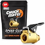 Chuck Mates Premium Quick-Connect Accessory for Tire Inflators Open-Type (1 Pack)