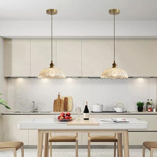 Lámpara colgante de cristal moderna con base E26 para techo de dormitorio 2