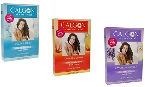Calgon Ultra Moisturizing Bath Beads Variety Bundle