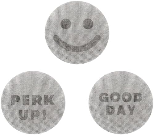 Generic Happy Puck Espresso Puck Screens (3 Pack) | Stainless Steel Mesh | For All Portafilter Sizes 58.5MM, 53.5MM, 51MM | Coffee Filter Screen (51mm)