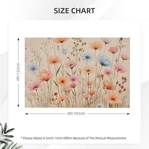 Drapeau vintage floral double face en polyester durable pour maison - 4