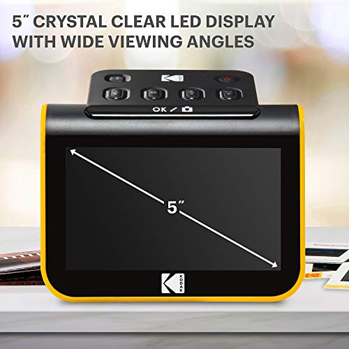 KODAK Slide N SCAN Film & Slide Scanner Digitizer with 5” LCD Screen, Quickly Convert Negatives & Slides to Digital 22MP JPEG Photos, Compatible with 135, 126 and 110 Film & Slides by KODAK - Image 3