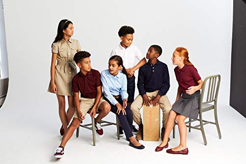 Image of French Toast Girls' Adjustable Waist Pleated-Front Two-Tab Scooter Skirt