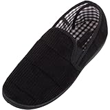 Sizes: UK 6 - 12 Synthetic Uppers Soft Cotton Checked Lining Hardwearing Lightweight Sole for Grip and Comfort Easy Slip On With Twin Gusset