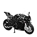 PuLaif Collection Computer Desktop Ornaments Motorcycle Model Alloy Toy 1:18 for Suzuki GSX-R1000 Gifts(Black)