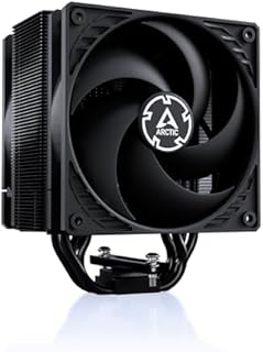 ARCTIC Freezer 36 (czarny)- Chłodzenie CPU typu Single Tower z push-pull, dwoma zoptymalizowanymi pod kątem ciśnienia wentylatorami 120 mm P, łożyskiem dynamicznym, 200-1800 RPM, 4 ciepłowodami
