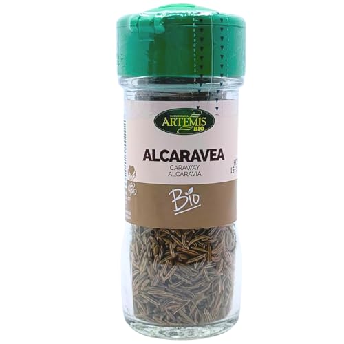 Alcaravea en grano Artemis Bio 35 g | Semillas ecológicas aromáticas para infusión y cocina | Sabor anisado y especiado, sin cafeína