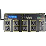 DIGITAL WiFi Web Power Switch WLCD Screen 10 OUTLETS / LPC7-PRO /