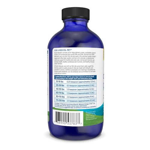 Nordic Naturals Cod Liver Oil for Dogs, 1048 mg Omega-3, EPA & DHA - 8 oz - image 6