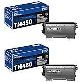 TN450 Black 2-Pack High Yield Toner Cartridge Compatible Brother TN-450 TN 450 Replacement for HL-2240 HL-2270DW HL-2280DW MFC-7360N MFC-7460DN MFC-7860DW IntelliFax 2840 2940 Printer