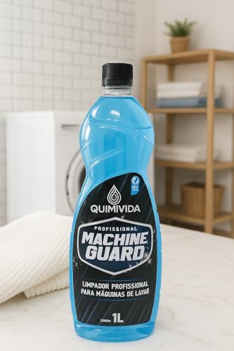 Limpa Máquinas de Lavar Roupa Machine Guard Quimivida – Limpeza Técnica Profunda – Remove Resíduos, Sabão e Odor – Uso Profissional e Doméstico – 1L #1
