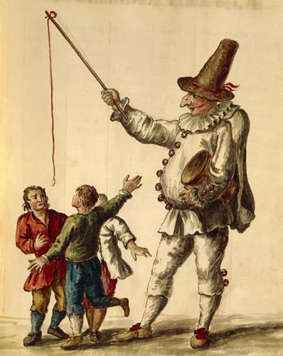 Affiche toile Jeux de carnaval Jan Van Grevenbroeck portrait 60x90cm