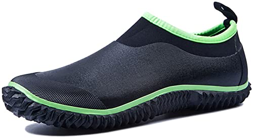 Image of TENGTA Unisex Waterproof Garden Shoes Womens Rain Boots Mens Car Wash Footwear