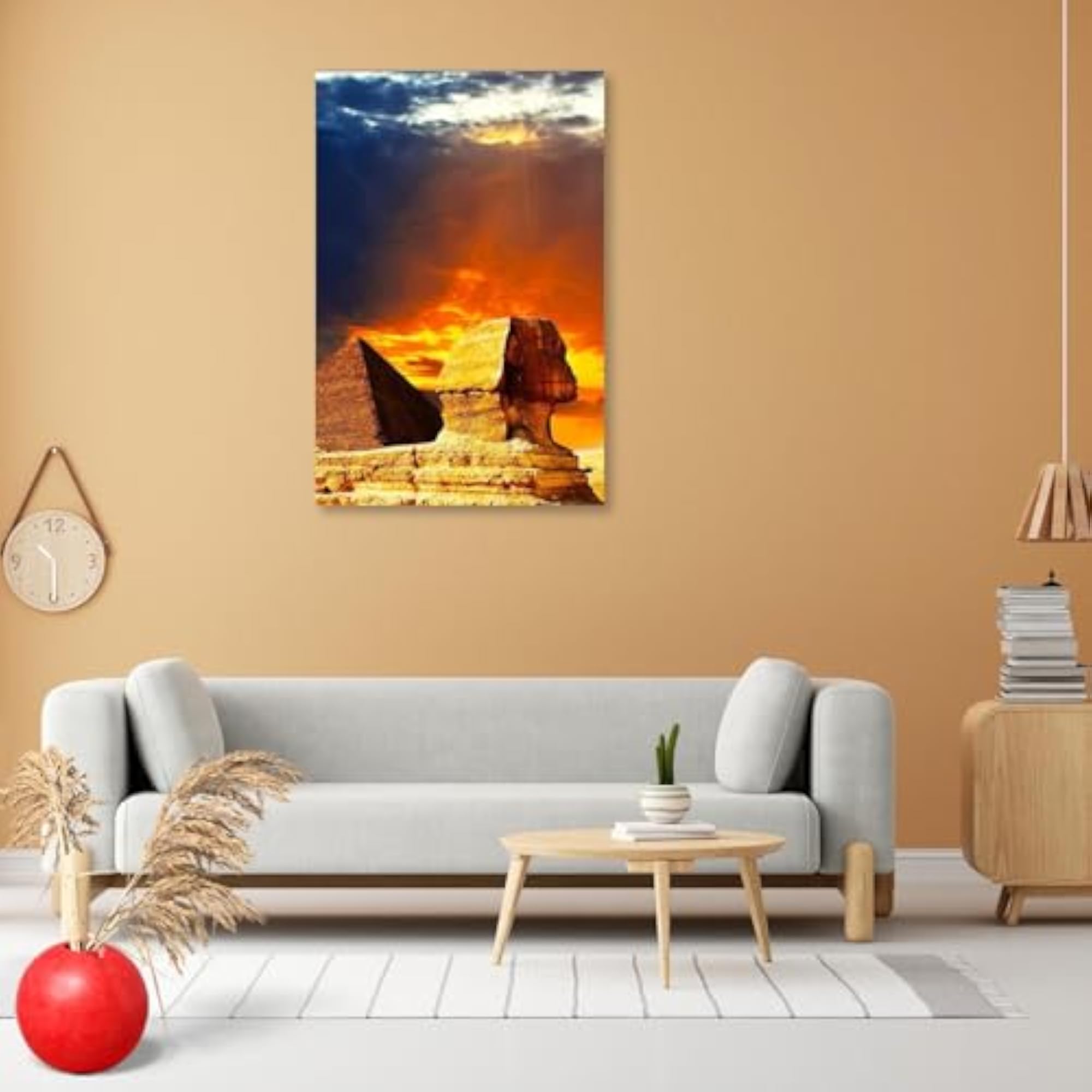 Great Sphinx & The Pyramids Peel & Stick Vinyl Wall Sticker