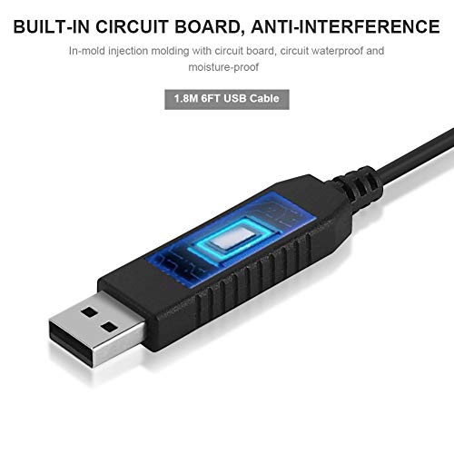 Interrupteur optique USB à triple pédale iKKEGOL avec 3 touches programmables pour PC et jeu - 4