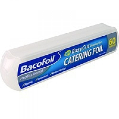 Bacofoil Professional EasyCut Dispenser for Catering Foil Durable Recyclable 30cm x 60m White