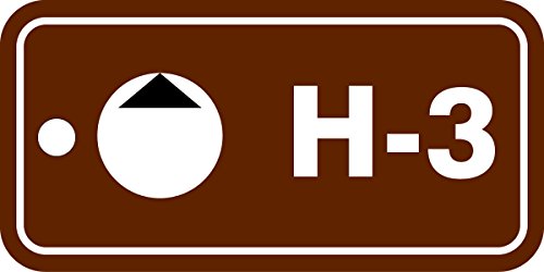 Étiquette de signalisation H-3 Hydraulic Accuform TDF503VPM plastique marron