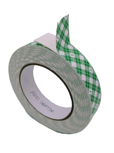Image of Double Side Adhesive White PE Foam Tape, Strong Adhesion for Mount Bond Attach DIY and Craft Projects. (1 roll) (1 /2 inch x 16ft.)