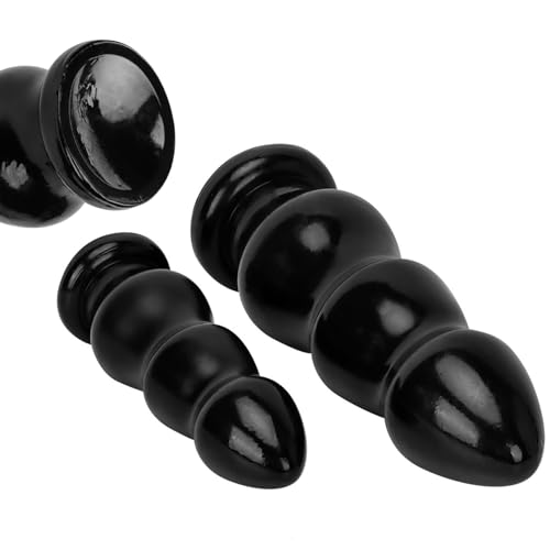 Plug anale extenseur femme en forme de perle extra épais
