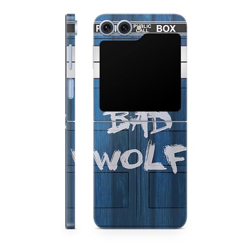 Phone Skin Compatible with Samsung Galaxy Z Flip 6 - Time Lord Box - Premium 3M Vinyl Protective Wrap Decal Cover - Easy to Apply | Crafted in The USA by MightySkins