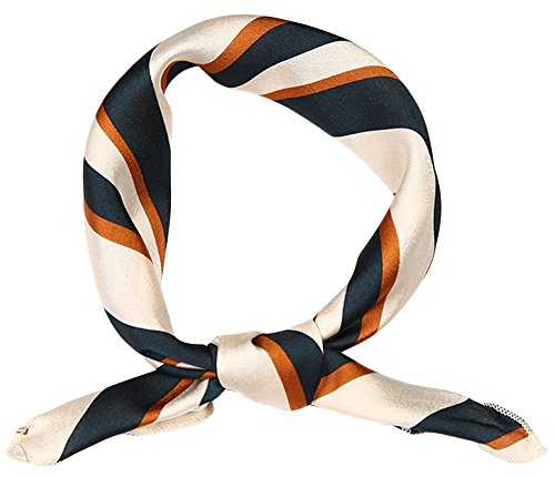 Women's Printed Office Square Scarf Wrap Neckerchief Hairbands2