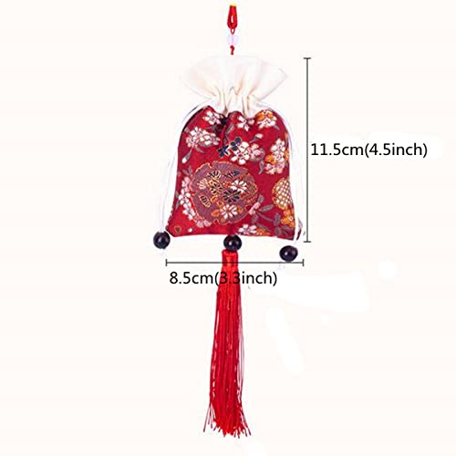 Kicwitgoo Bolsa con Cordón 10 Piezas Seda Brocada China miniatura 2