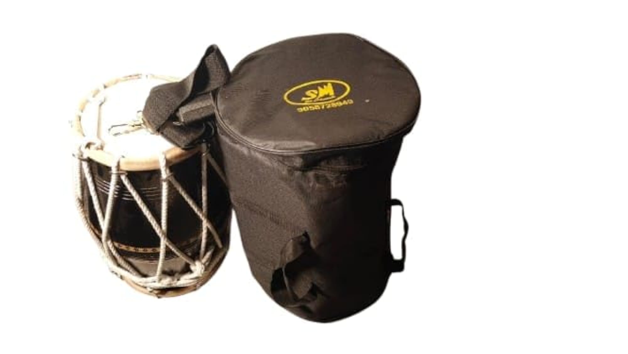 Pakhawaj Dholak Drum 18 Bolt Tuned Sheesham Wood