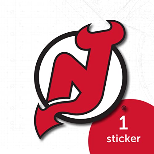 Calcomanía NHL New Jersey Devils de vinilo troquelado y alta durabilidad 5