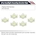 Promrmr 55156879AB,6Pcs Headlight Mounting Bracket Clip Compatible with Jeep Grand Cherokee WJ 2000 2001 2002 2003 2004 2005 2006 Headlight Bracket Clip Retainer