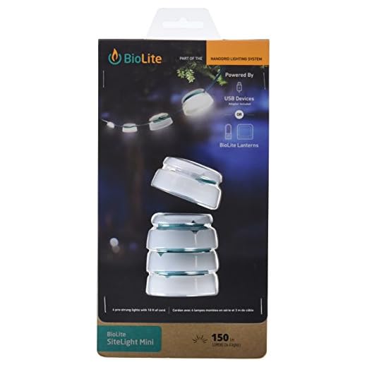 BioLite SiteLight Compact Portable Daisy-Chaining Light System
