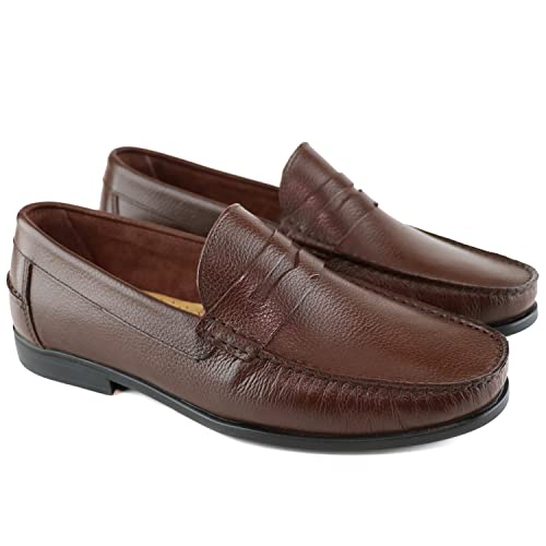 Marc Joseph New York Mens Casual Comfortable Genuine Leather Lightweight Classic Fashion Dress Penny Loafer Slip On Breathable Driving Loafer3
